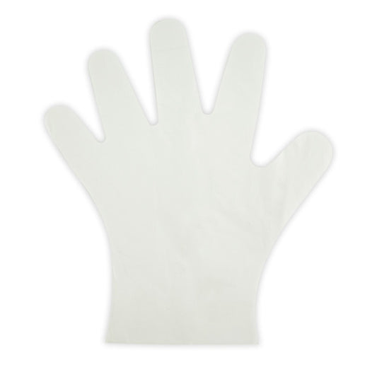 BioPak compostable gloves|Compostable gloves line drawing|hand holding a pack of food-safe BioPak compostable gloves