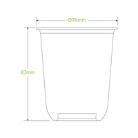 250ml Clear Unbranded U shaped cup|250ml Clear Unbranded U shaped cup