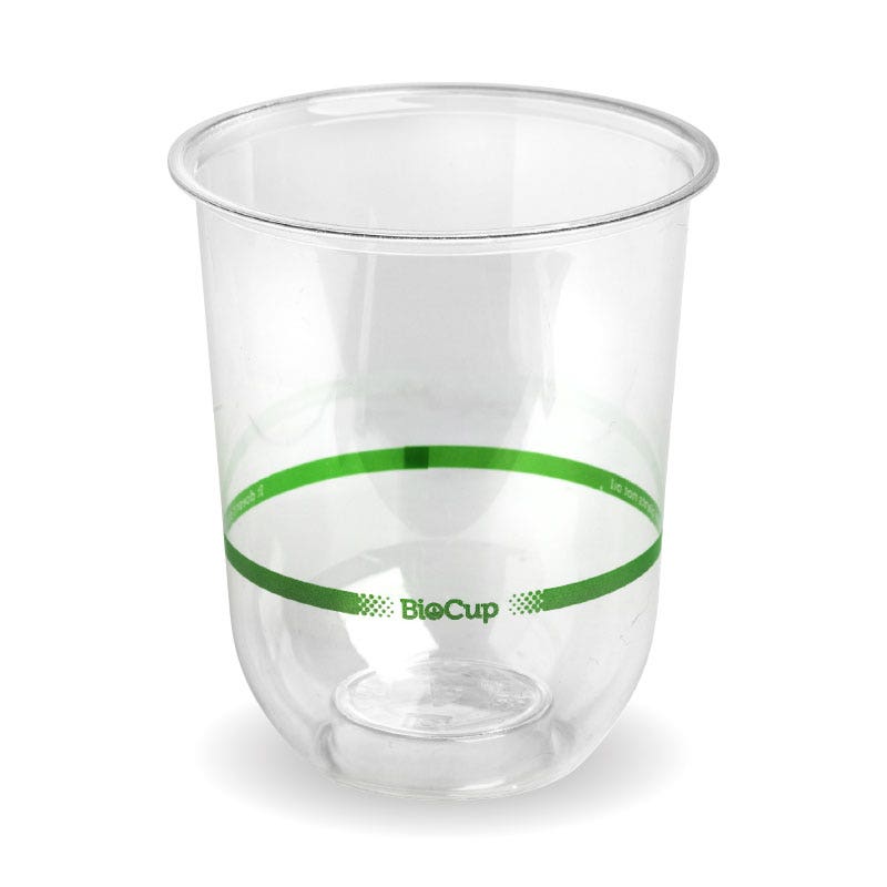 500ml Clear Tumbler BioCup|500ml Clear Tumbler BioCup Line Drawing