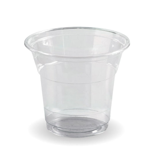 150ml Clear Unbranded BioCup|150ml Clear Unbranded BioCup Line Drawing