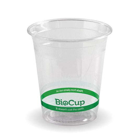 200ml Clear BioCup|200ml Clear BioCup Line Drawing