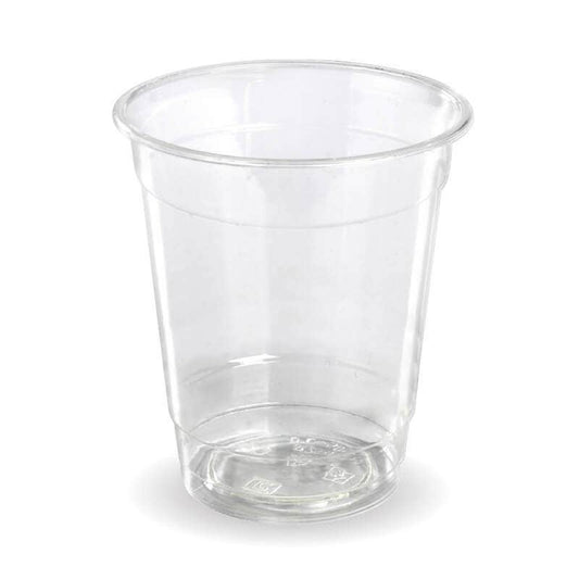 250ml Clear Unbranded BioCup|250ml Clear Unbranded BioCup Line Drawing