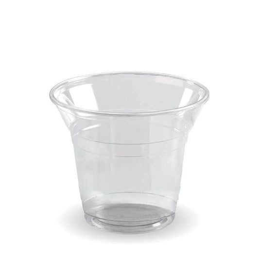 300ml Clear Unbranded BioCup|300ml Clear Unbranded BioCup Line Drawing