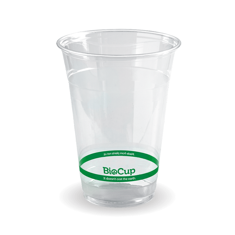 |500ml Clear BioCup Line Drawing
