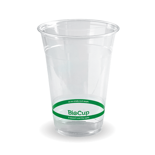 |500ml Clear BioCup Line Drawing