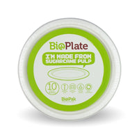 10 Pack - 31cm / 12" White BioPlates