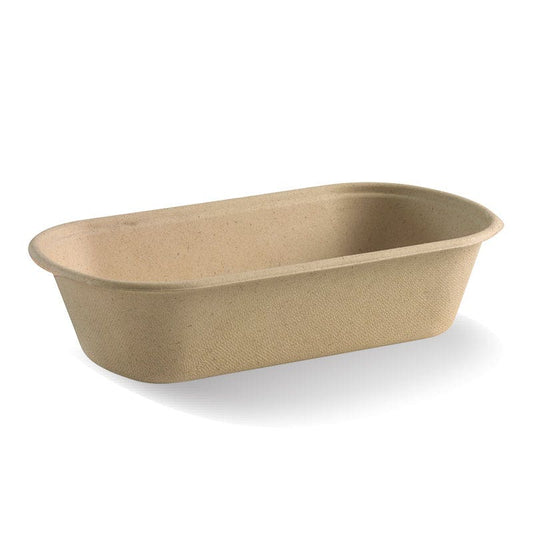 1,000ml BioCane Tray|1,000ml BioCane Sugarcane Tray Line Drawing