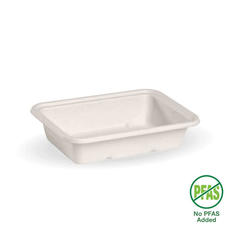 500ml White Plant Fibre Takeaway Base|500ml White Plant Fibre Takeaway Base Line Drawing