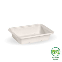 500ml White Plant Fibre Takeaway Base|500ml White Plant Fibre Takeaway Base Line Drawing