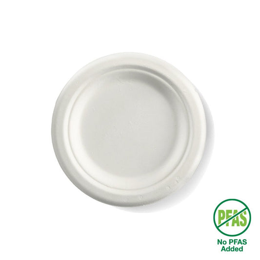 15cm / 6" Round Plant Fibre Plate|15cm / 6" Round Plant Fibre Plate Line Drawing