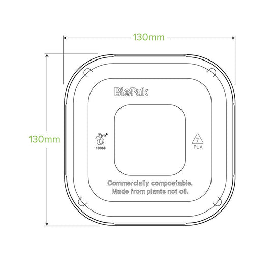 280-630ml Clear PLA Takeaway Lid|280-630ml Clear PLA Takeaway Lid|clear lid for square sugarcane container|clear lid for sugarcane square container|clear lid for sugarcane container filled with asian food 