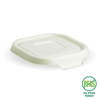 280-630ml White Plant Fibre Takeaway Lid|280-630ml White Plant Fibre Takeaway Lid Line Drawing