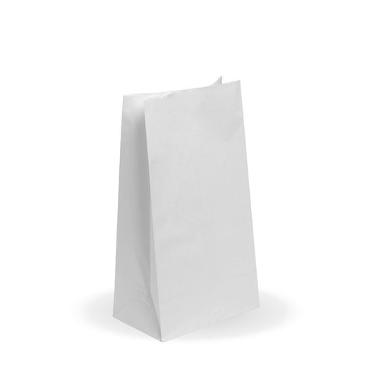 #12 SOS White Paper Bag|#12 Paper Bag Line Drawing 
