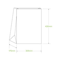 #20 SOS Natural Paper Bag|#20 SOS Natural Paper Bag Line Drawing