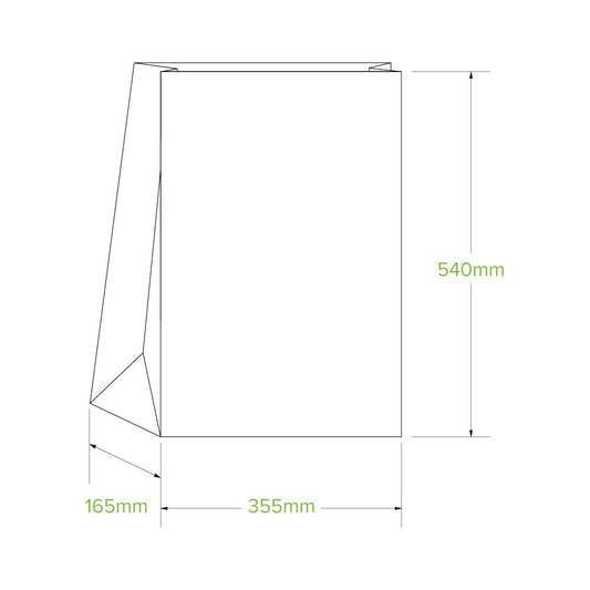 #25 SOS Natural Paper Bag|#25 SOS Natural Paper Bag Line Drawing