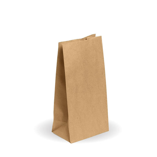 #8 SOS Natural Paper Bag|#8 SOS Natural Paper Bag Line Drawing