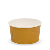 5oz Ice Cream kraft paper bowl|5oz Ice Cream kraft paper bowl line drawing|kraft paper bowl with falafel