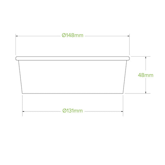 500ml Small Kraft BioBowl with print|500ml Small Kraft BioBowl Line Drawing|kraft paper bowls filled with hot rice meals