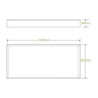 Large BioBoard Catering Tray Base|Large BioBoard Catering Tray Base Line Drawing