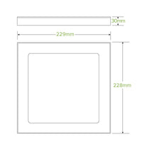 Small BioBoard catering tray lid with clear PLA window|BioBoard catering tray lid