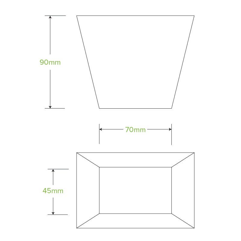 Compostable Burger BioBoard Box|Compostable cardboard chips BioBoard box filled with fries|Compostable Burger BioBoard Box Line Drawing|compostable cardboard chip box filled with french fries