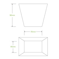 Compostable Burger BioBoard Box|Compostable cardboard chips BioBoard box filled with fries|Compostable Burger BioBoard Box Line Drawing|compostable cardboard chip box filled with french fries