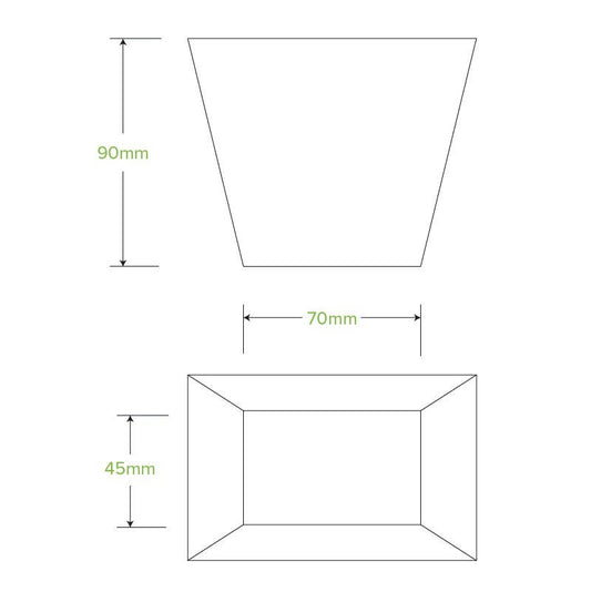 Compostable Burger BioBoard Box|Compostable cardboard chips BioBoard box filled with fries|Compostable Burger BioBoard Box Line Drawing|compostable cardboard chip box filled with french fries