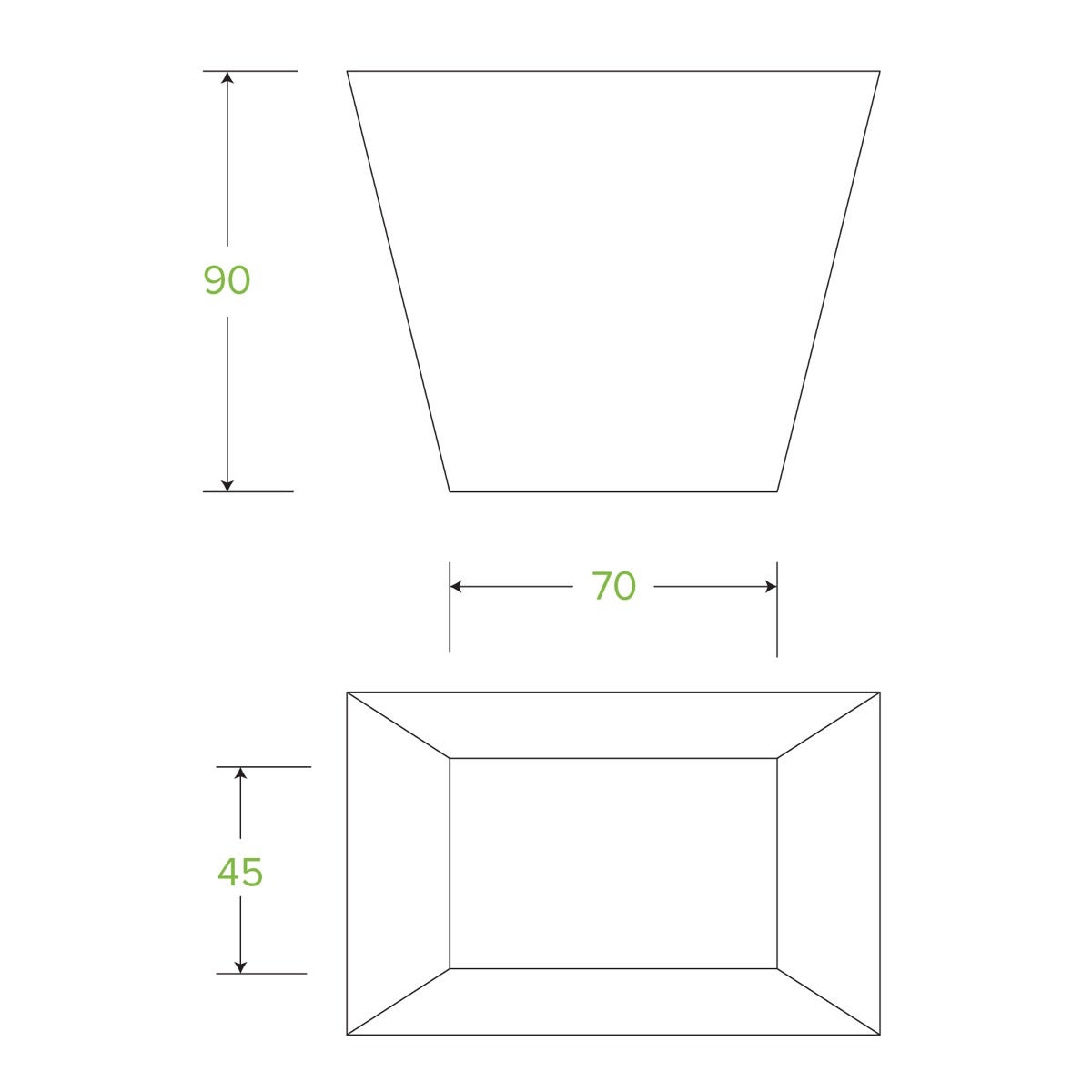 Chip BioBoard White Box|Chip BioBoard White Box Line Drawing