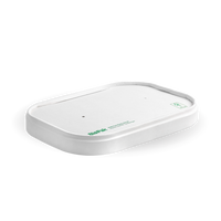 500-1,000ml White Paper BioBoard Rectangular Takeaway Lid|500-1,000ml White Paper BioBoard Rectangular Takeaway Lid Line Drawing