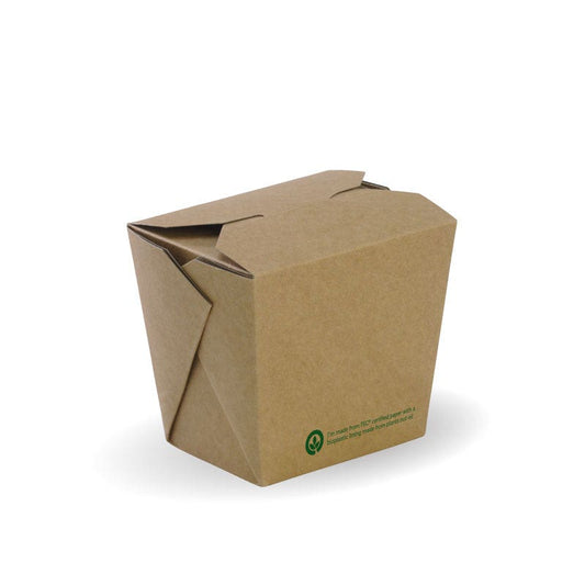 16oz BioBoard Noodle Box|16oz BioBoard Noodle Box Line Drawing