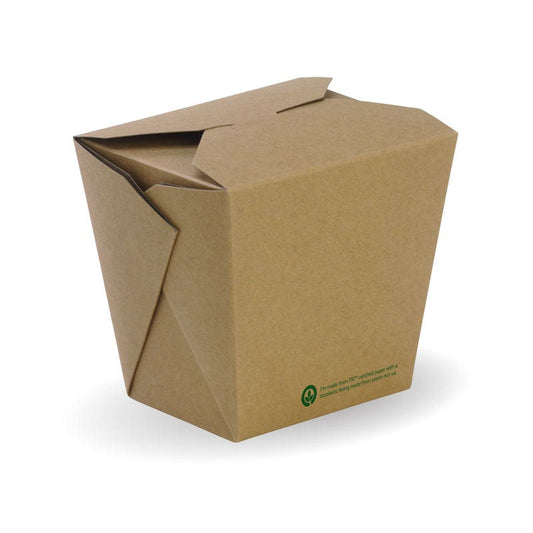 32oz BioBoard Noodle Box|32oz BioBoard Noodle Box Line Drawing