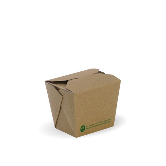 8oz BioBoard eco-friendly noodle takeaway box|8oz BioBoard Noodle Box Line Drawing|eco-friendly noodle takeaway box filled with fresh asian food