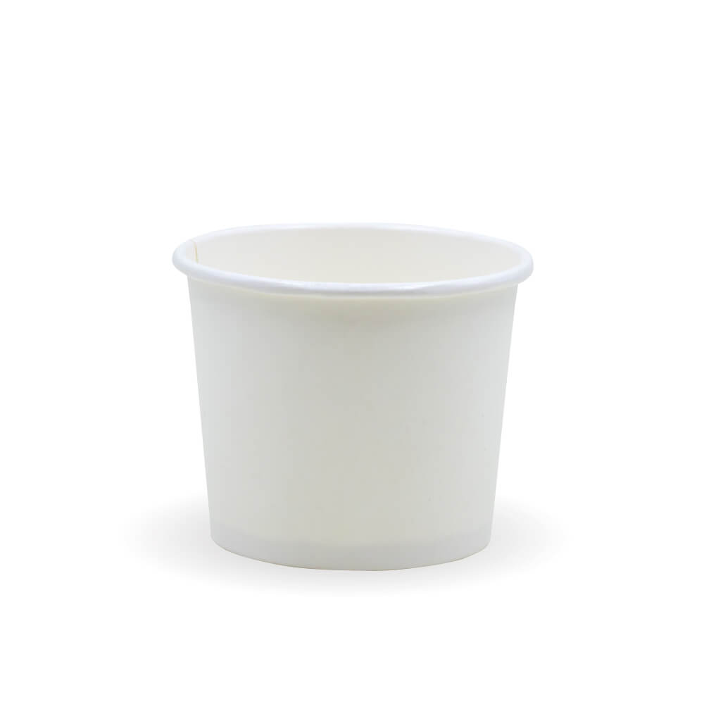 90ml White paper sauce cups|90ml White paper sauce cups top view