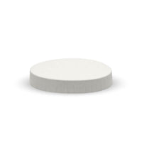White Paper sauce cup lid|White Paper sauce cup lid top view