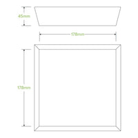 White BioBoard Tray #2|BioBoard Tray #2 Line Drawing