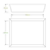 White BioBoard Tray #3|BioBoard Tray #3 Line Drawing