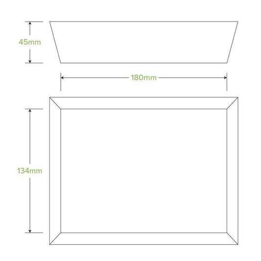 White BioBoard Tray #3|BioBoard Tray #3 Line Drawing