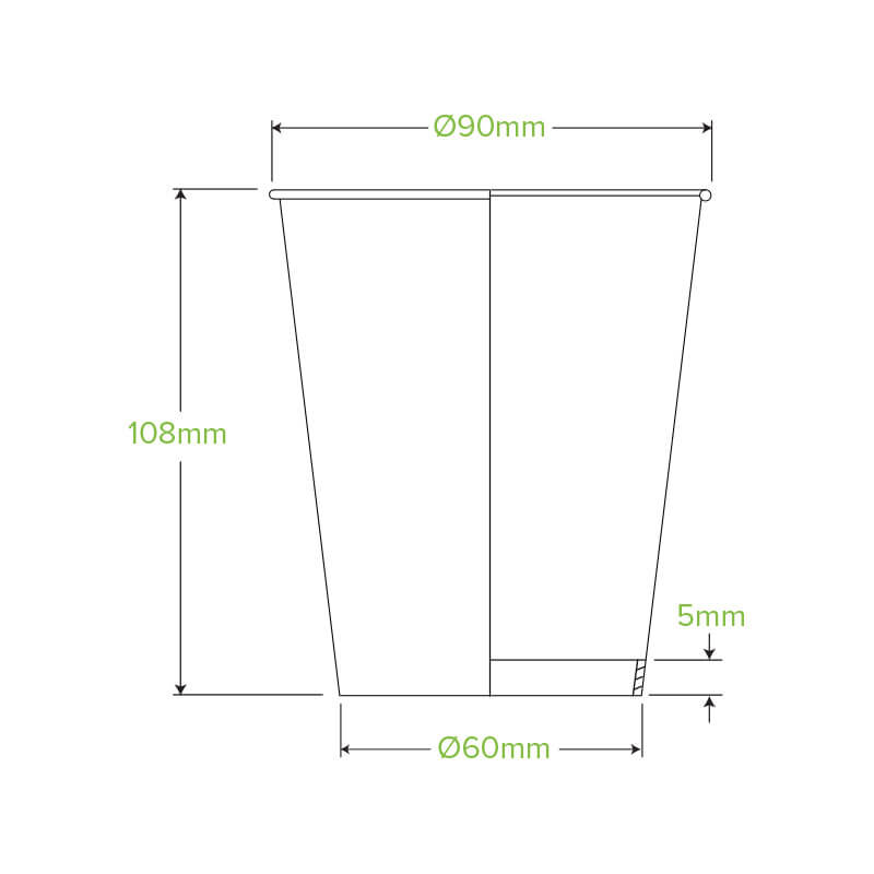 Indigenous Cups Single Wall V2 Design|Indigenous Cups Single Wall V2 Design Line Drawing