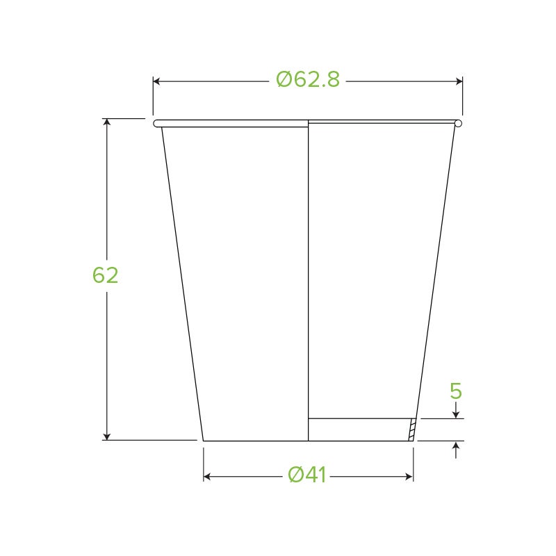 4oz Assorted Art Series Single Wall BioCup|120ml / 4oz (63mm) Art Series Single Wall BioCup Line Drawing|4oz Assorted Art Series Single Wall BioCup|art series coffee cup with lid adorned with leaf design on top of wooden table