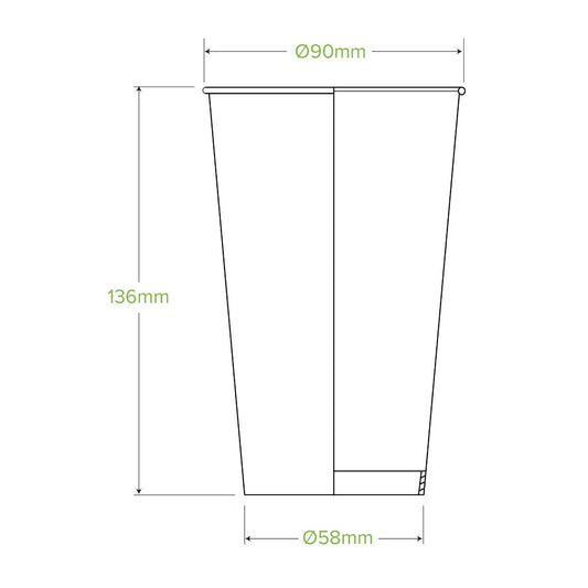 16oz Green Cold Paper Cup|16oz Green Cold Paper Cup