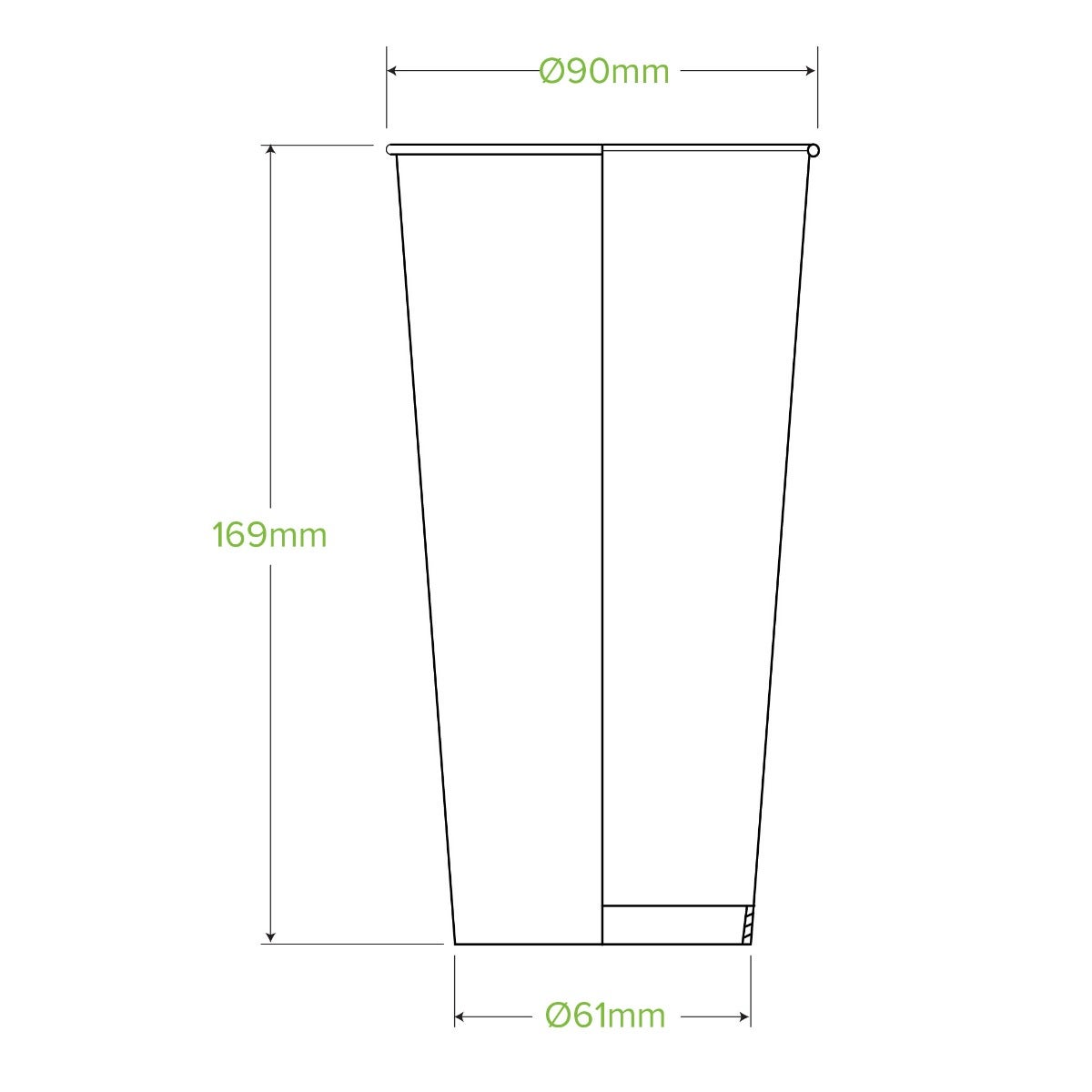 22oz green cold paper cup|22oz green cold paper cup drawing