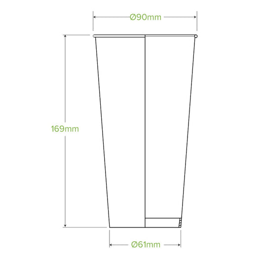 22oz green cold paper cup|22oz green cold paper cup drawing
