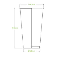 |paper cold cups with leaf print design in pink, green and yellow colors covered with PLA clear lid and paper straws