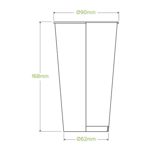 |paper cold cups with leaf print design in pink, green and yellow colors covered with PLA clear lid and paper straws