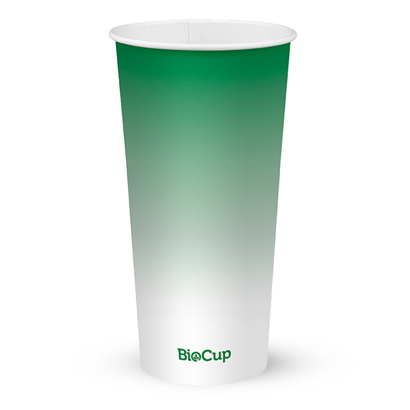 32oz green paper cold cup|32oz green paper cold cup line drawing