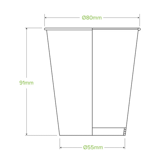 8oz white cold paper cup|8oz white cold paper cup line drawing