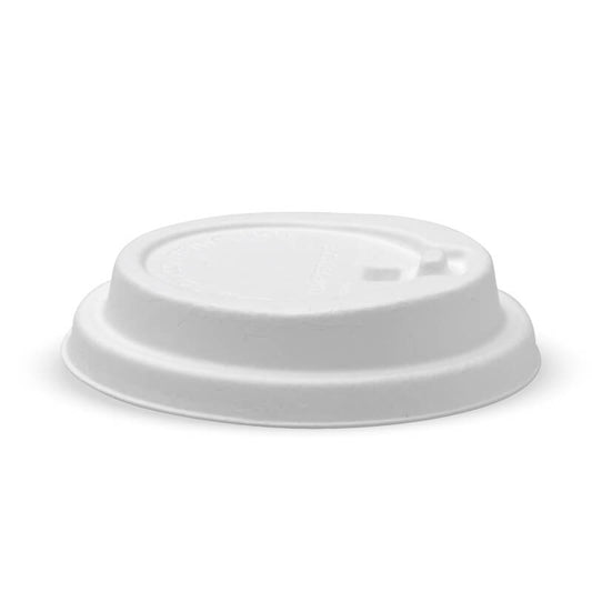 90mm Large White Reclosable Plant Fibre BioCup Lid|90mm Large White Reclosable Plant Fibre BioCup Lid Top View|90mm Large Reclosable Plant Fibre BioCup Lid Line Drawing