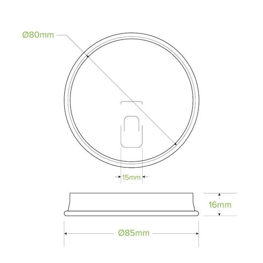 80mm paper sipper lid|80mm paper sipper lid line drawing