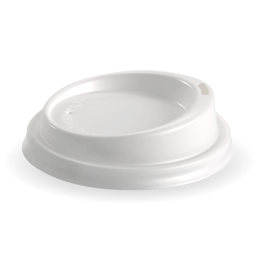 6|6,- 12oz (80mm DIA) PS White Small Lid Line Drawing
