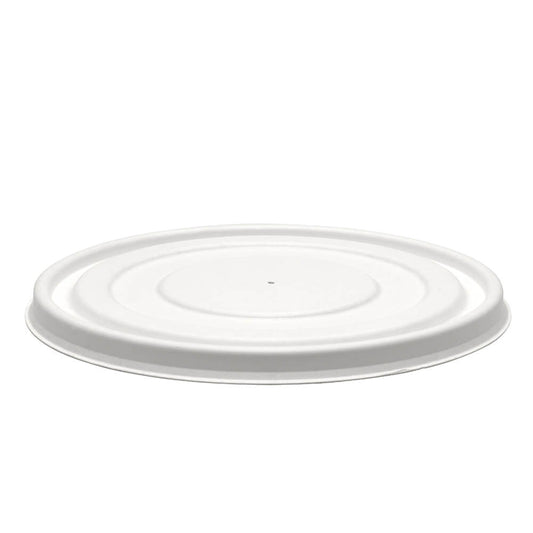 12oz-32oz White Plant Fibre Paper Bowl Lid|12oz-32oz Paper Bowl Lid Line Drawing 